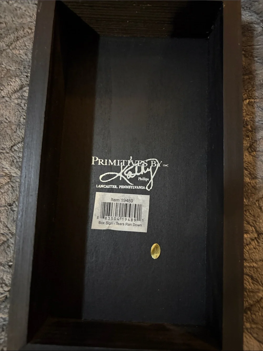 Primitives by Kathy bold black